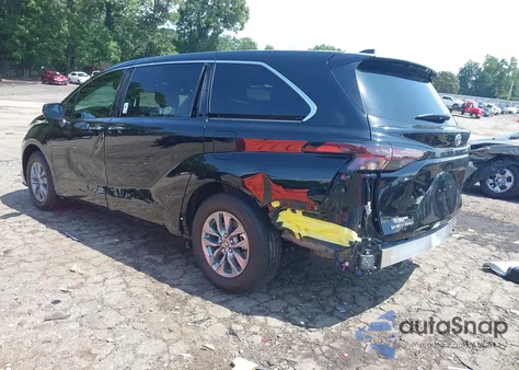 2025 Toyota Sienna Xle из США, поврежденный, VIN 5TDYSKFC2SS186358